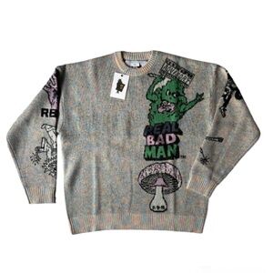 Real Bad Man "Too Many Graphics" Sweater